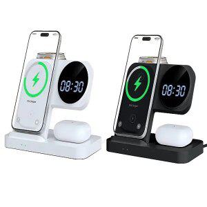 Xtra 3in1 접이식 갤럭시워치 애플워치 호환 고속 무선 충전거치대