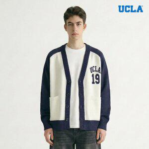 [택가 119000] [UCLA] 남녀공용 소매 배색 래글런 가디건(UC2GD20)