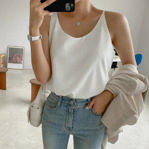 [시크릿라벨] 소프트브이넥슬리브리스