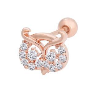 14K 골드핀 아울 부엉이 이너컨츠 트라거스 연골 아웃컨츠 심플 여자 데일리 피어싱