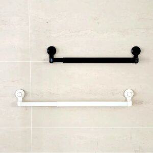 흡착식 길이조절 수건걸이 무타공 욕실 타월 행거 80cm