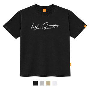 [엘라모] 엘비레터링 반팔 티셔츠 남녀공용 빅사이즈 S~4XL