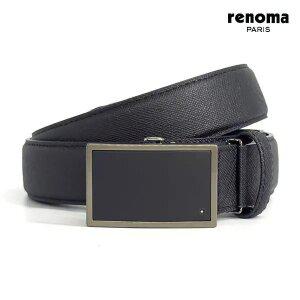 [레노마]엣지 스퀘어 자동벨트 BLACK_RQSBE0015BK
