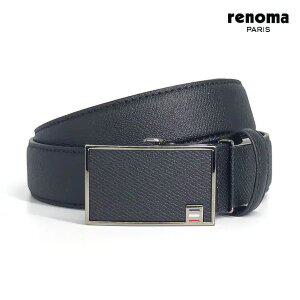 [레노마]포인트 엣지 자동벨트 BLACK_RQSBE0003BK