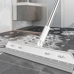 올인원 실리콘 스퀴지 롱 빗자루