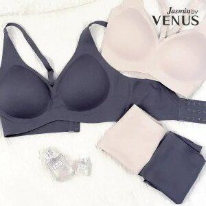 [비너스] 심리스 브라팬티세트 후크형 런닝형 스포츠 빅사이즈 언더웨어 여성 속옷 90