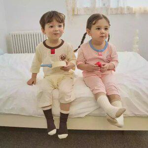 멜로우 칠부내의(4color) 유아 아기 아동 실내복 잠옷 내복 코디아이 25SS