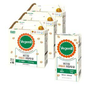 베지밀 데일리 저당 두유 190ml 48팩