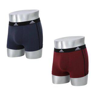 [아디다스] 퍼포먼스 심플 로고 남성 드로즈 2종 SET (와인+미드나잇블루)