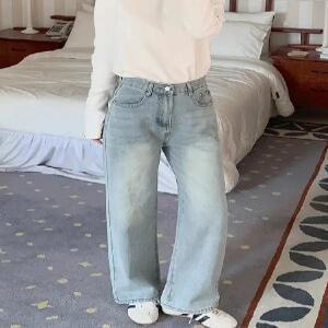 2417 베이직 와이드핏 데님 (2 color)