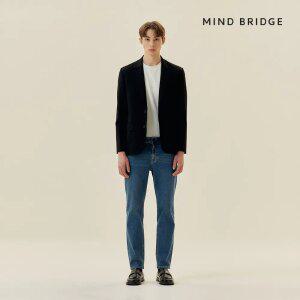 (단하루 4/1)[택가 79,900원]마인드브릿지 남성 두굿_테이퍼드밴딩데님팬츠