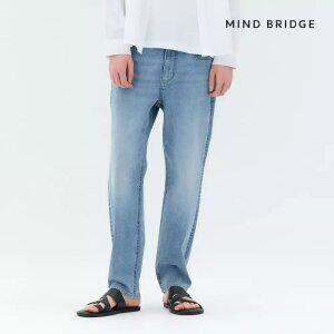 (단하루 4/1)[택가 79,900원]마인드브릿지 남성 두굿_테이퍼드크롭밴딩데님팬츠