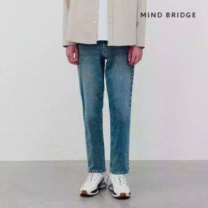 (단하루 4/1)[택가 79,900원]마인드브릿지 남성 두굿_[프리미엄]테이퍼드밴딩크롭데님