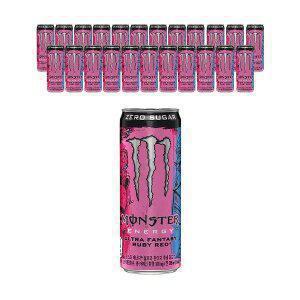 [코카콜라] 몬스터에너지 울트라 판타지 루비레드, 355ml, 24개