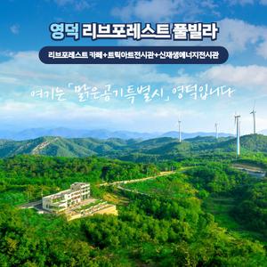 경북e누리 영덕 리브포레스트 풀빌라+리브포레스트 카페+트릭아트전시관+신재생에너지전시관