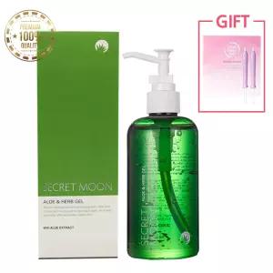 [정품 단독] 시크릿문 알로에 허브젤 250ml 대용량 알로에젤 프리미엄 수용성 바디 마사지젤