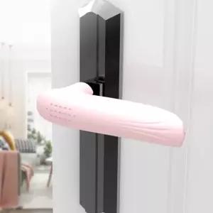 실리콘 문고리 정 전기 방문 손잡이 현관 커버 문콕 방지 찍힘 일자형