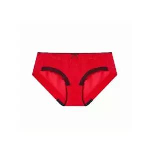 [하프클럽/에블린]에블린 블랙루즈_햄팬티 RED EBWQG1C60M