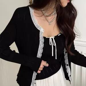 [난닝구] 뱅브로 나시가디건세트