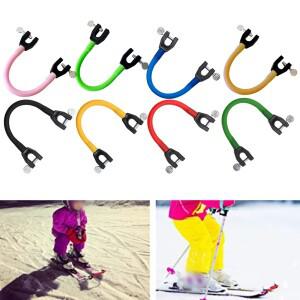 1개 스노보드 클립 픽서 플라스틱 스키 보드 트레이닝 팁 커넥터 야외 홀더 교체 액세서리