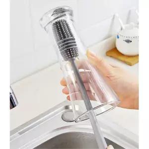 텀블러 입구좁은컵 세척 브러쉬 솔리드 TPR 물병솔 세정수세미 보틀클리너