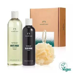 [더바디샵]화이트 머스크&블랙 머스크 샤워 젤 선물세트 (888238)