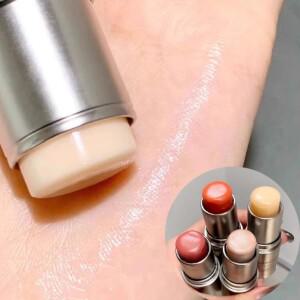 젖고 반짝이는 하이라이터 스틱 브라이트닝 아이  컨투어링 바 진주 빛 내추럴 워터 메이크업