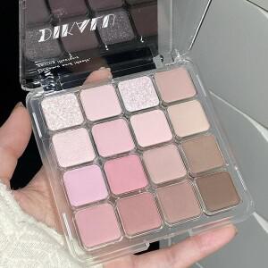 핫 디칼루 16색 선셋 컨투어 & 하이라이터 팔레트 방수 지속력 강함 눈 얼굴 메이크업 남여공용공용 됨