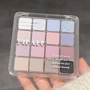 1Pc DIKALU 16색 선셋 컨투어 & 하이라이터 팔레트 방수 오래 지속 눈 얼굴 메이크업 남여공용공용 됨