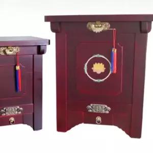 뒤주 20KG 원목 쌀통 쌀보관함 오동나무 쌀독 쌀독 쌀보관통 원목쌀통 원목쌀독