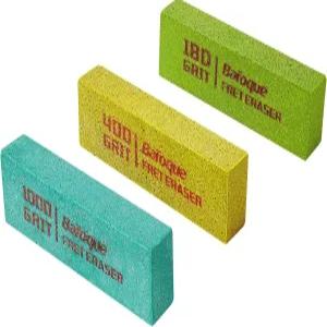 기타 프렛 지우개 연마 고무 블록 청소 도구 세트 와이어 스트링 및 금속용 폴리쉬 키트 3 그릿 세트(180