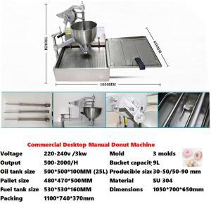 전기/가스 유형 도넛 메이커 다른 포함) 사업에 완벽한