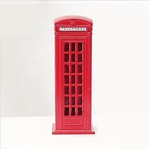 [2개구성] 거래사 저금통 한디자인 다이캐스트모형 전화부스 엔틱모형 런던 엔틱에펠탑 빈티지 LW7123B6