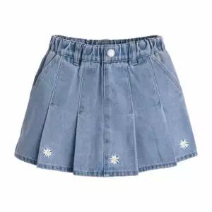 컬리수 HC04 데이지플리츠데님스커트 아동 키즈 초등 주니어 여아 여자아이