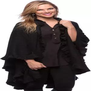 펜코 스타일 여성 러플 트림 니트 오픈 프론트 폰초 케이프 숄 - 가을 랩 재킷 아늑하고 스타일리시한