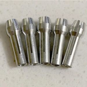 210개 직경 4.2mm 미니 소형 드릴 척 1.01.52.02.353.03.2mm 테일 로터리 툴 콜렛 비트 드레멜 액세서리