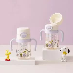 락앤락 유아 양손 빨대컵 스누피 리틀럽 원터치 물병 역류방지 MNA