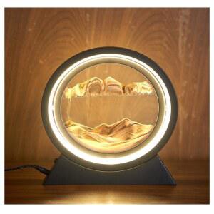 모래멍 무드등 램프 예술 귀여운 감성 샌드 아트 카페 3d 종이 높이조절 7컬러