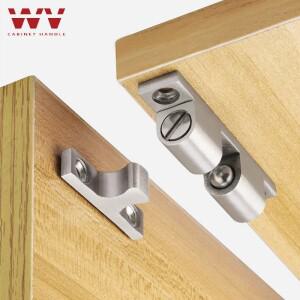 가구 도어 스토퍼 40mm-70mm 구리 찬장 캐비닛 롤러 래치 트윈 더블 캐치 스트라이커 포함  나사 제공