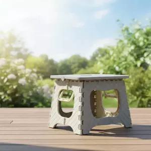 다용도 작업용 좌식 청소의자 겸용 접이식 휴대용 캠핑의자