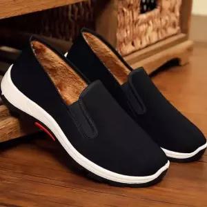 심플 데일리 남성 베이직 방한화 운동화 기모 슬립온 방한운동화 남성겨울슬립온