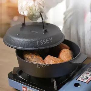 구이 떡 군고구마 22cm 냄비 굽는 조리 군밤 직화구이