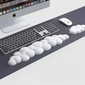 [이지커머스]손목 받침대 키보드 마우스 패드 푹신한 팜레스트 손목보호대 마우스패드 키보드패드 손목쿠션