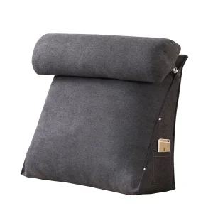 삼각 대형 목베개 등받이 침대용 헤드쿠션 방수 허리받침