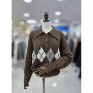 [스테파니] 세이브존08 아가일 니트 N25NW5437_P412920563