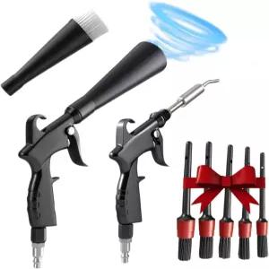 금속 노즐이 있는 BGIYA 토네이도 디테일링 자동차 청소기 내부 건조 공기총 고압 송풍기 총 공기 흐름으로