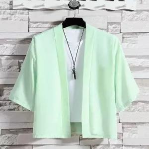 재킷 기모노 일본식 로브 유카타 자켓 전통 하오리 따뜻한 잠옷 패딩 의상 루즈핏 한텐