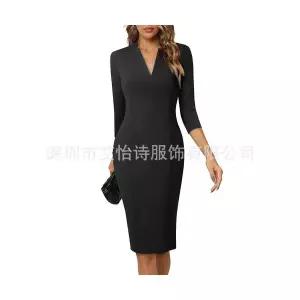 원피스 봄 가을 오피스룩 여성 하객 엘레강스 미디엄 백 프로 힙 ST1