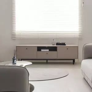 디에고 낮은 거실장 티비다이 거실서랍장 1500, 그레이