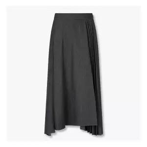 보브 (7155435800) 애시메트릭 롱 플리츠 스커트 1097598
